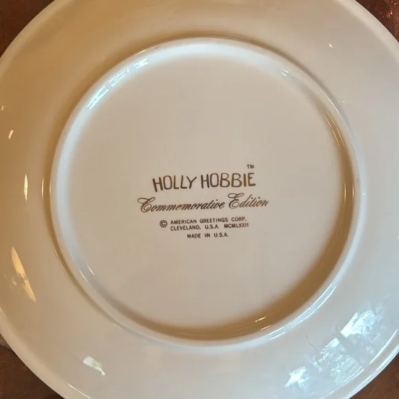 Holly Hobbie Christmas Plate - Picture 7 of 8